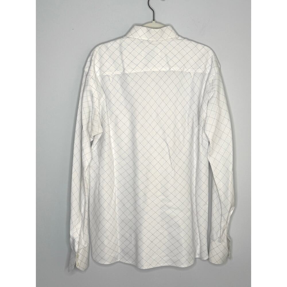 Vintage Chemises Mister Paris White Dress Button Down Long Sleeve Shirt 41-42 L - Picture 2 of 7